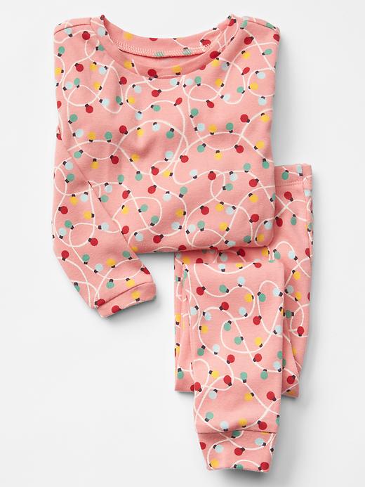 1 of 8 showing, with the color pink heart of product Festive-lights sleep set