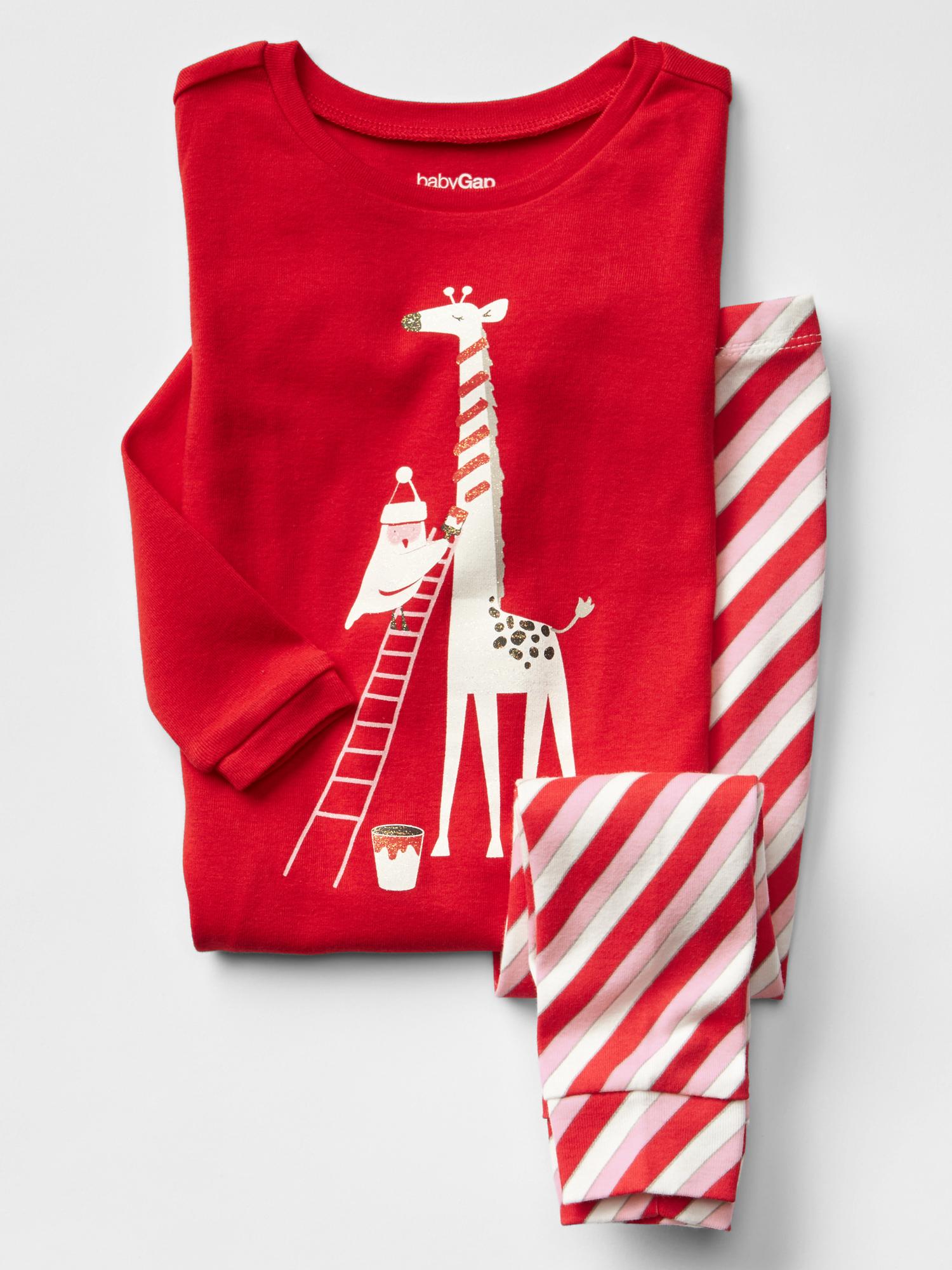 Candy stripe sleep set Gap