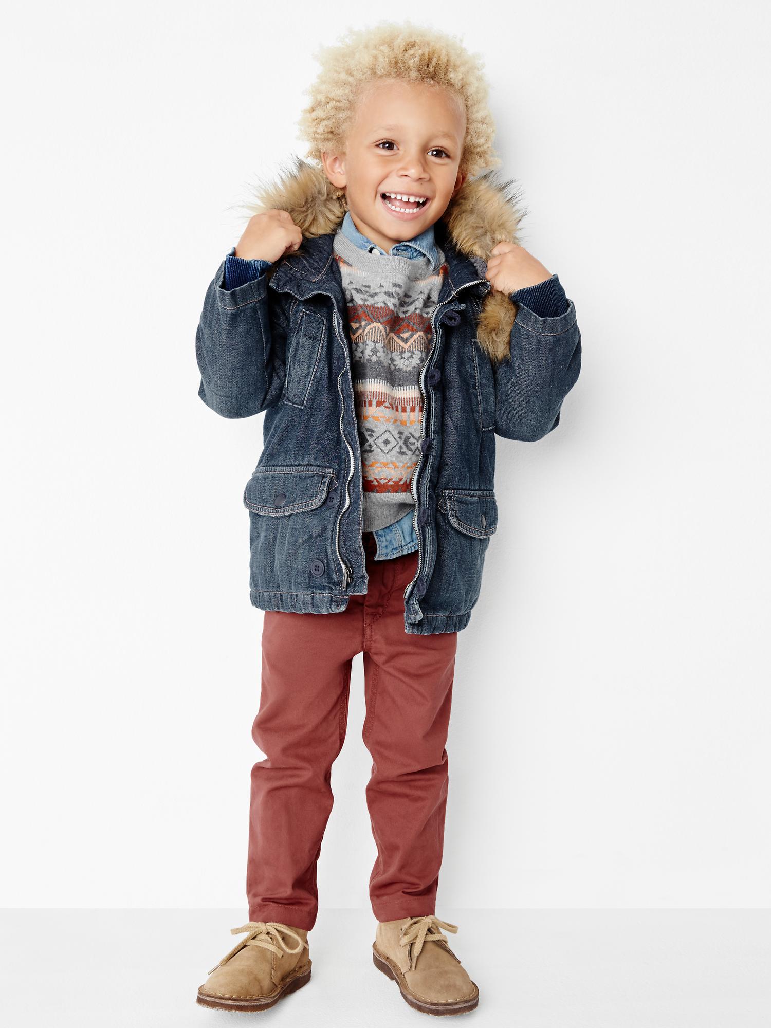 1969 denim snorkel jacket Gap