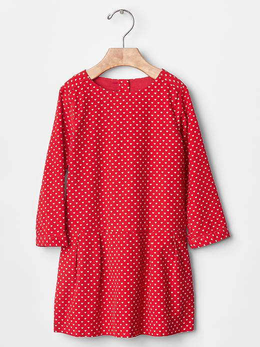 View large product image 1 of 4. Mini heart cord dress