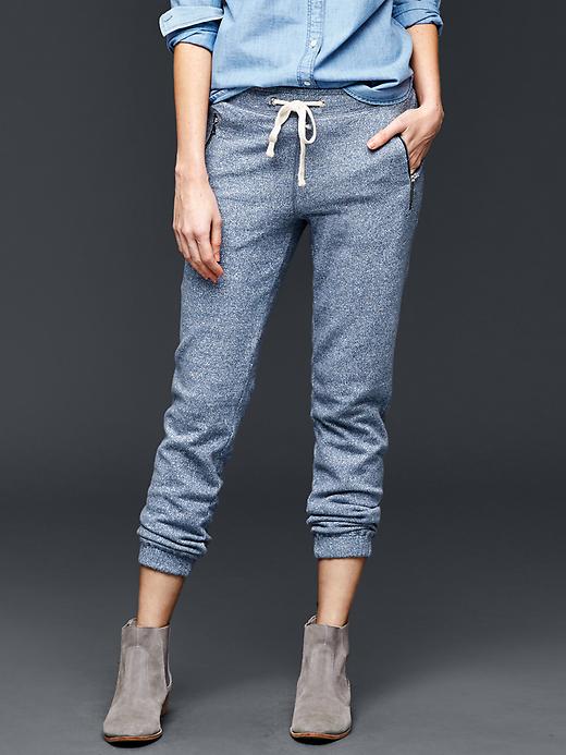 1 of 8 showing, with the color night of product Relaxed marled joggers