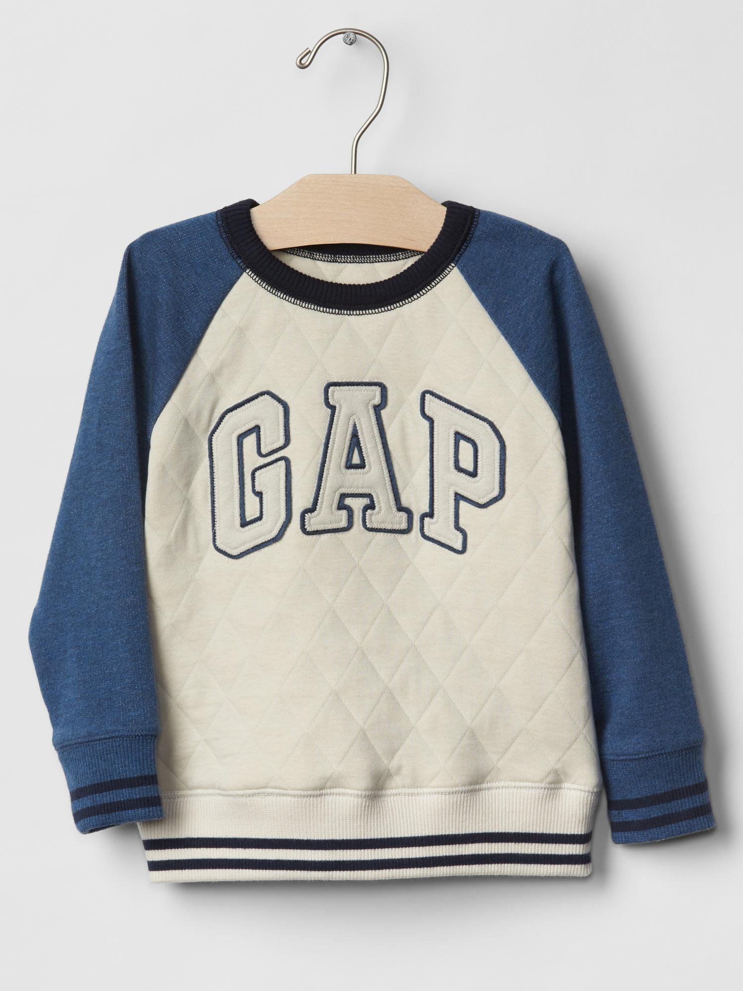 Gap shop quilted sweatshirt