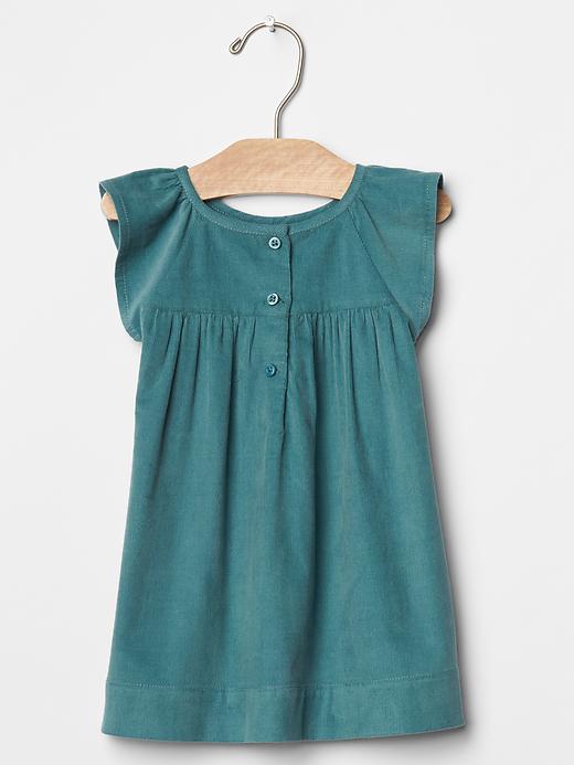 2 of 8 showing, with the color slate stone of product Embroidered smock dress
