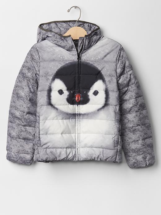 1 of 8 showing, with the color dusty grey of product Penguin puffer