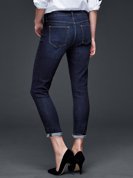 2 of 8 showing, with the color dark wash of product AUTHENTIC 1969 best girlfriend jeans