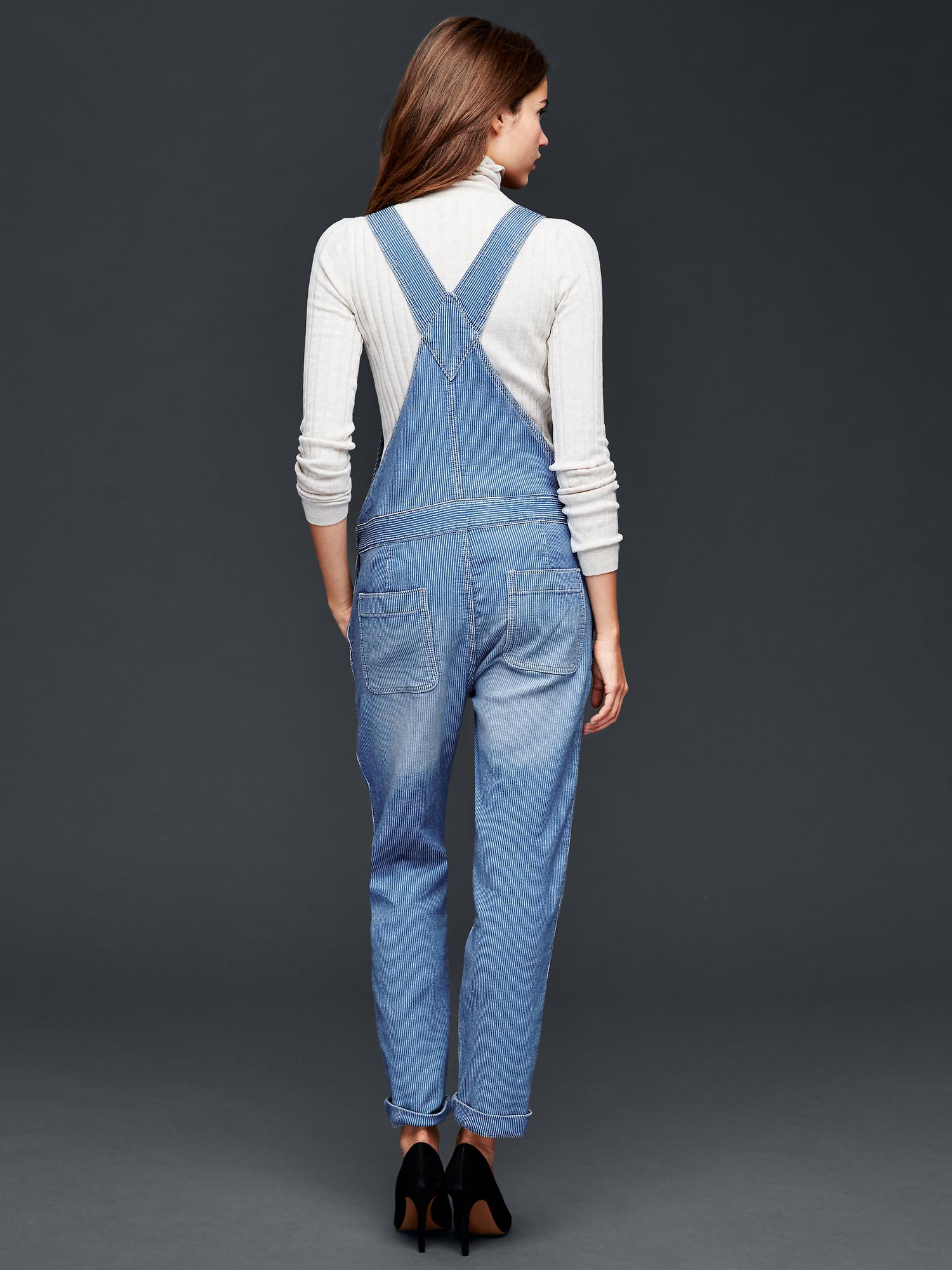 Женские комбинезоны Gap 1969 denim knit railroad overalls — фото 2