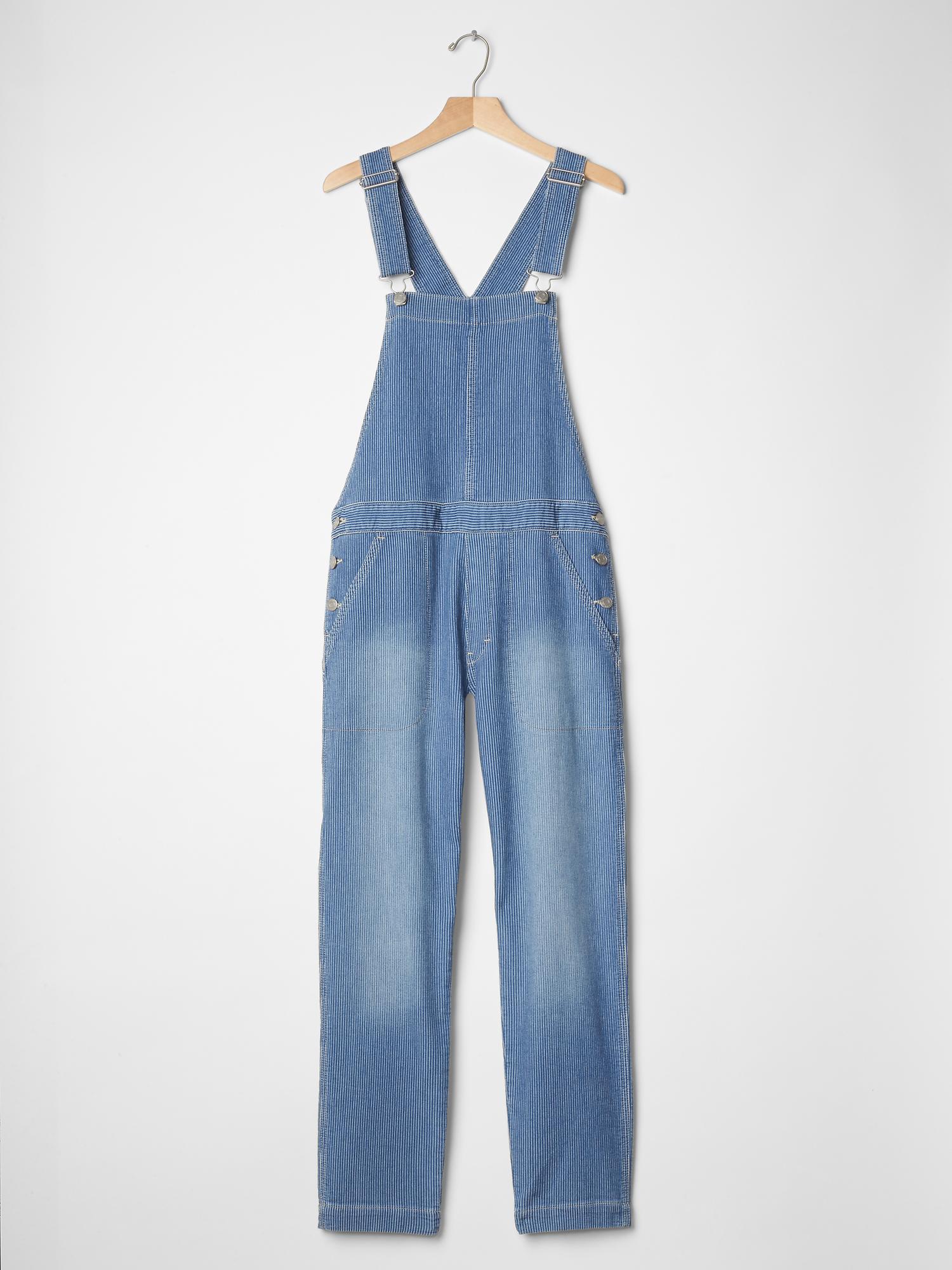 Женские комбинезоны Gap 1969 denim knit railroad overalls — фото 4