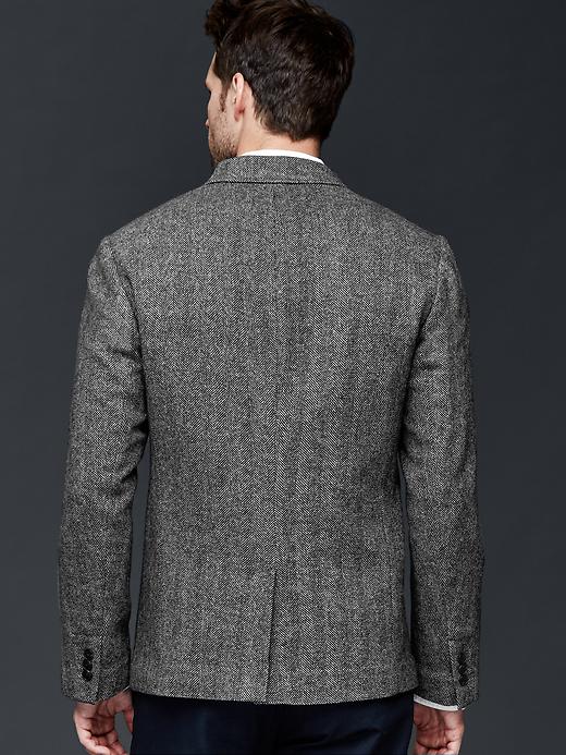 Image number 2 showing, Herringbone blazer