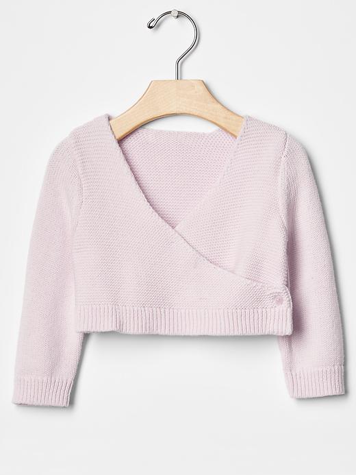 View large product image 1 of 1. Ballet knit cardigan