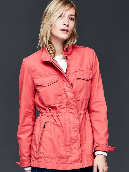 1 of 8 showing, with the color buoy red of product Utility jacket