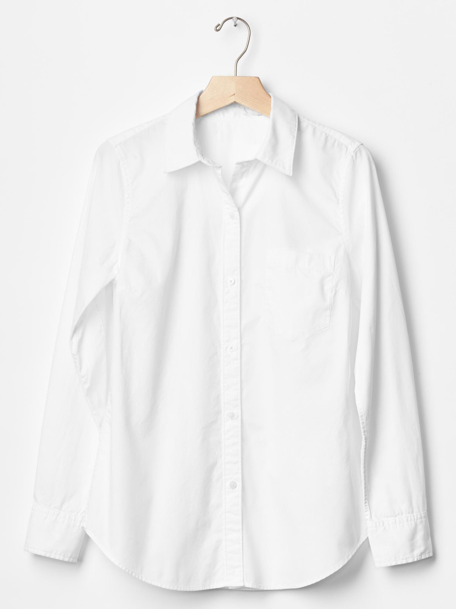 Gap fitted boyfriend oxford shirt deals