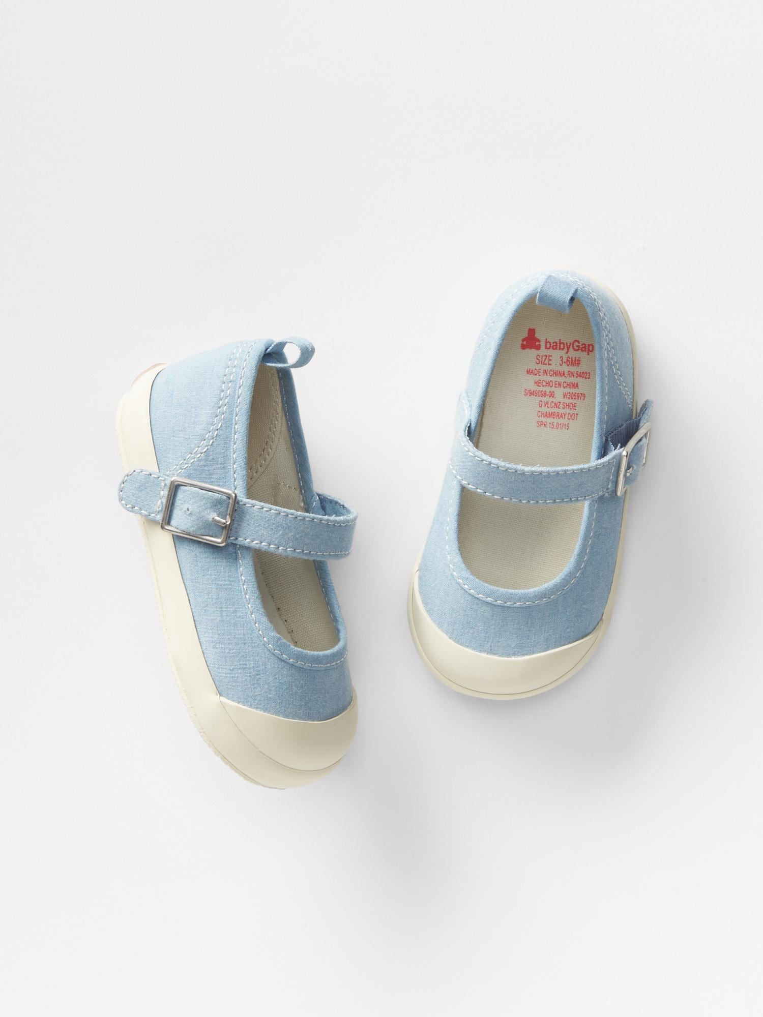 Denim mary jane sneakers Gap