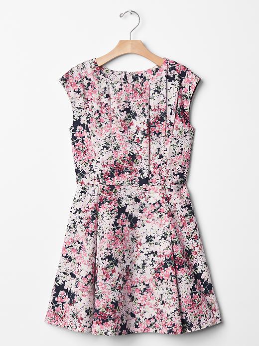 1 of 8 showing, with the color primrose pink of product Floral fit & flare dress