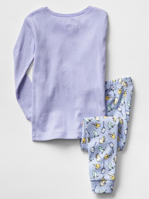 2 of 8 showing, with the color fresh lavender of product Dancing birds sleep set