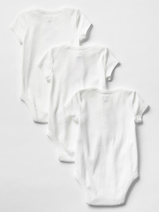 2 of 8 showing, with the color white of product Mr. Men™ Little Miss™ + babyGap bodysuit (3-pack)