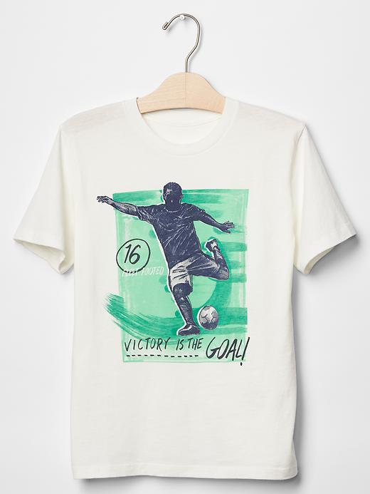 1 of 8 showing, with the color new off white of product Graphic short-sleeve tee