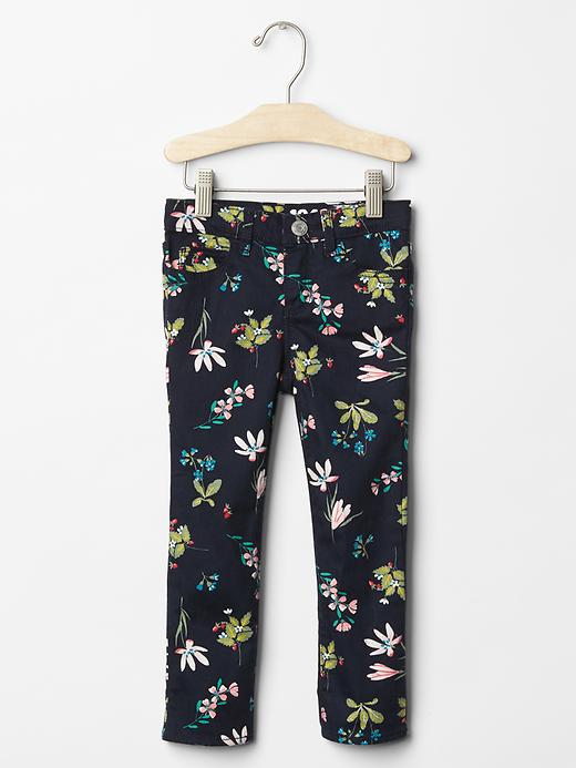 1 of 8 showing, with the color navy floral of product 1969 floral print skinny jeans