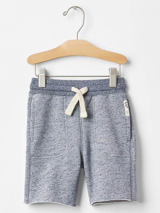 1 of 8 showing, with the color navy heather b8889 of product Marled pull-on shorts