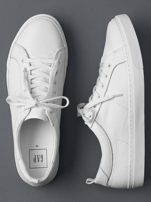 Leather sneakers Gap
