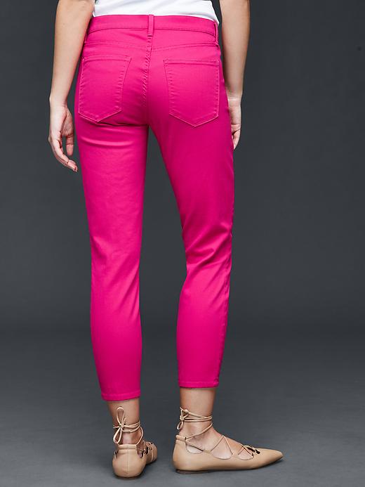 2 of 8 showing, with the color jelly bean pink of product AUTHENTIC 1969 true skinny ankle jean