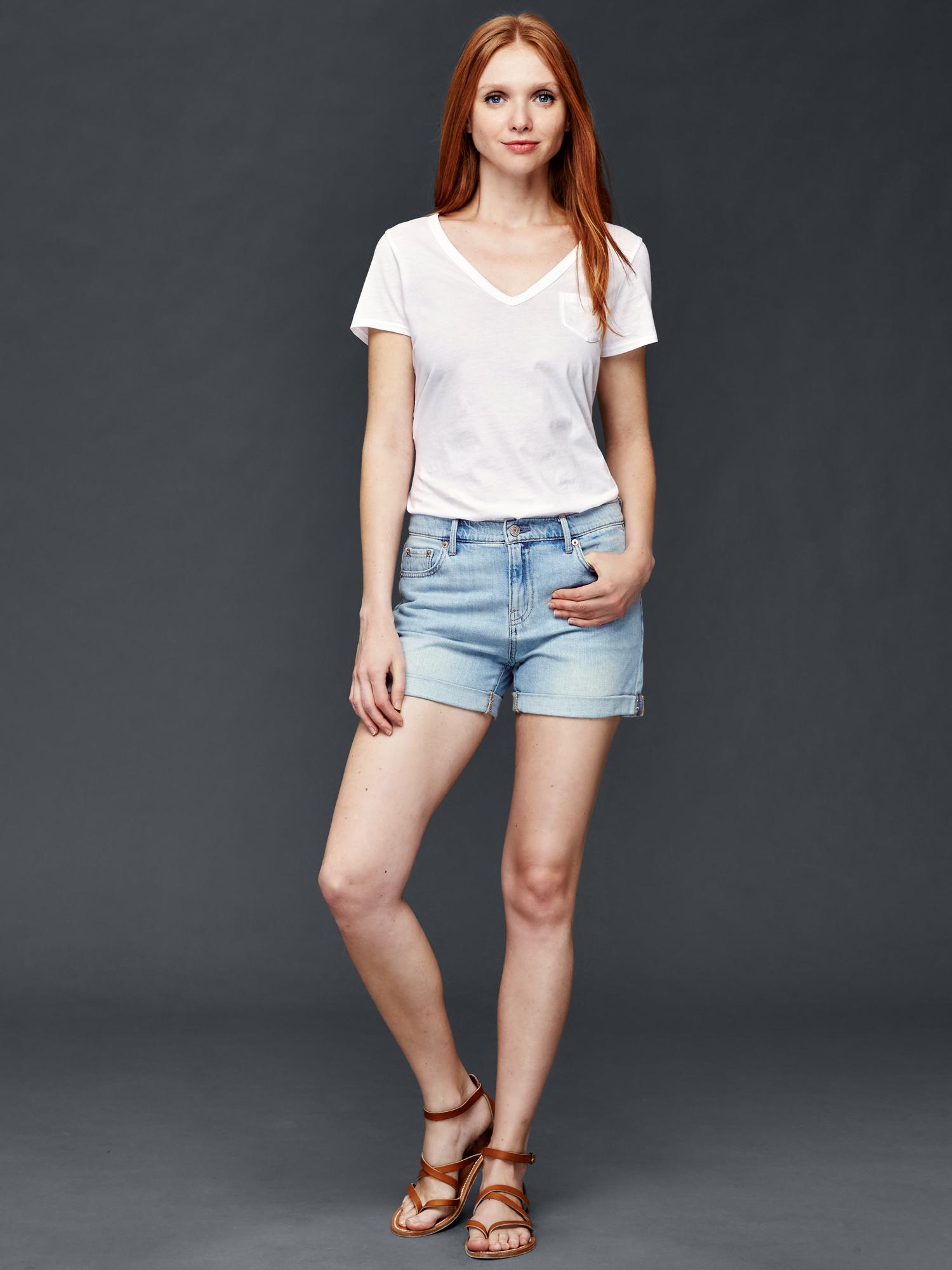 Original 1969 Embroidered Best Girlfriend Shorts Gap