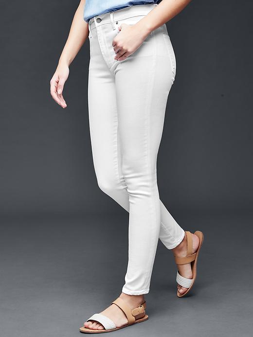 Image number 1 showing, STRETCH 1969 true skinny high rise jeans