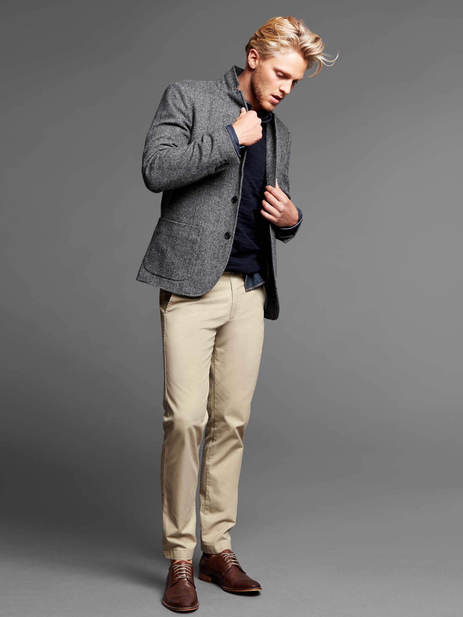 Tweed blazer Gap