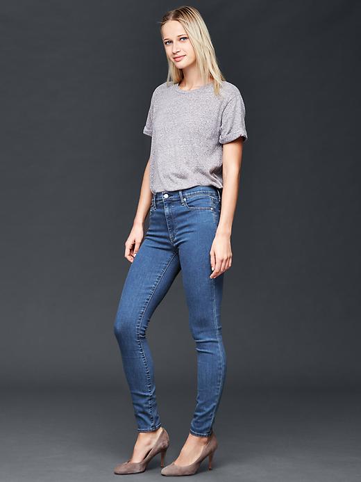 Image number 5 showing, STRETCH 1969 true skinny high rise jeans