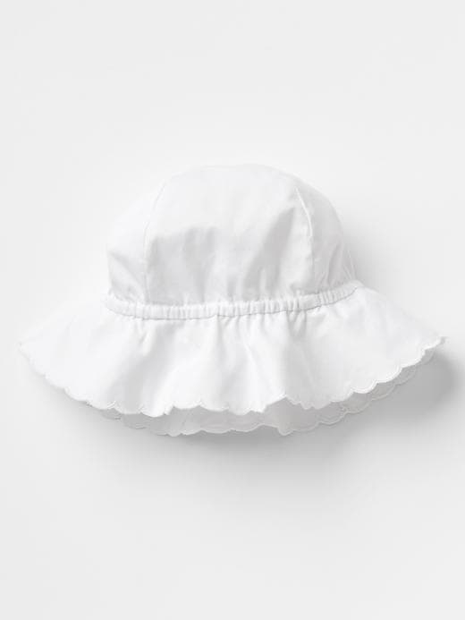View large product image 1 of 1. Scallop floppy hat