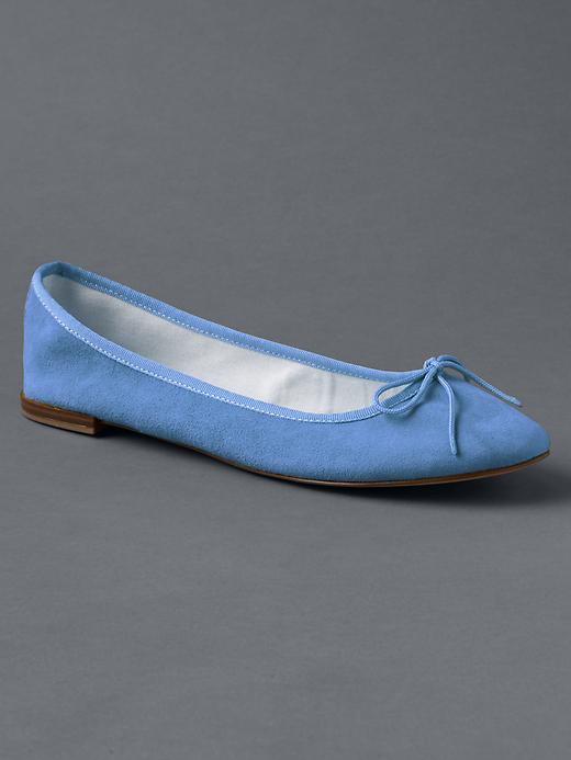 1 of 8 showing, with the color hanover blue of product Cinch ballet flats