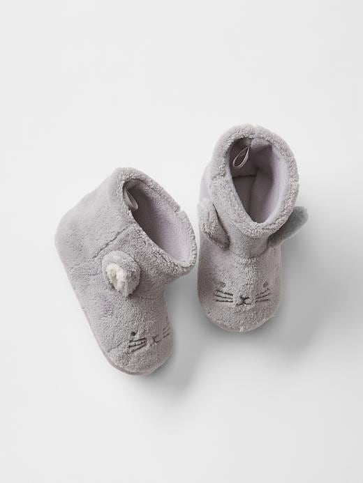 1 of 8 showing, with the color antique pewter of product Bunny booties