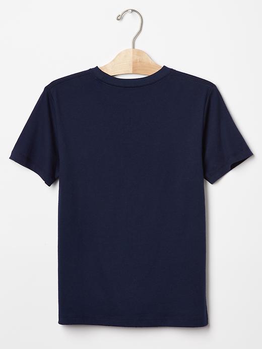 2 of 8 showing, with the color elysian blue of product Swim graphic tee