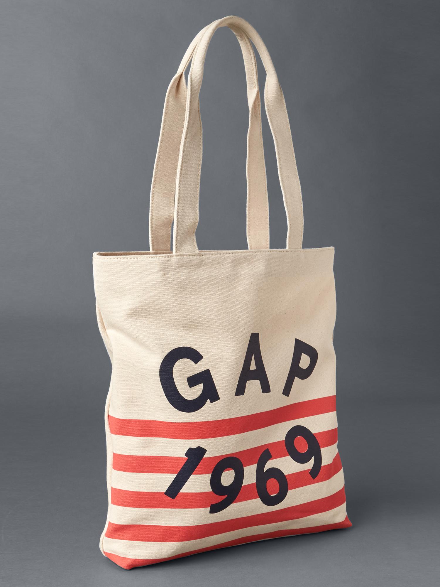 Gap mini 2025 canvas tote bag
