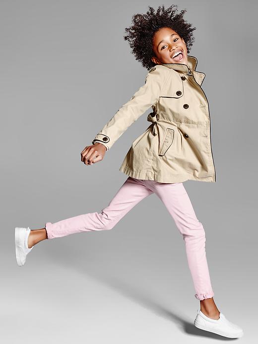 リテン Liten Tent Flare Trench Jacket Fit & flare trench coat | Gap