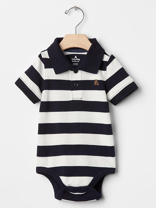 1 of 8 showing, with the color dark night of product Brannan polo bodysuit