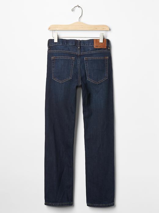 2 of 8 showing, with the color dark wash indigo of product Kids Original Fit Jeans