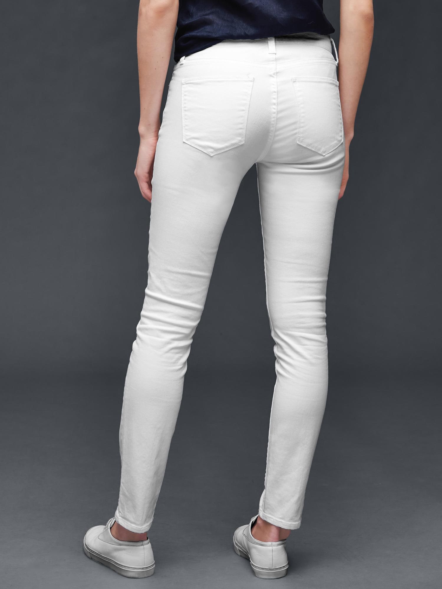 Gap 1969 white jeans discount