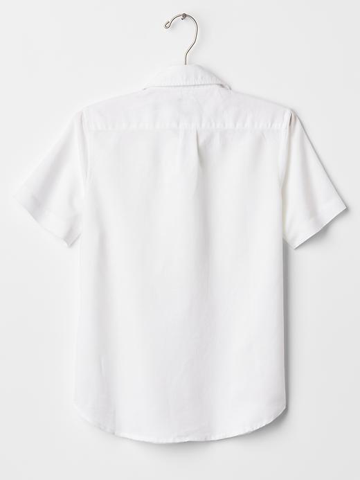 実寸XL90s OLD GAP Linen Rayon Short Sleeve Linen-Cotton Shirt | Gap