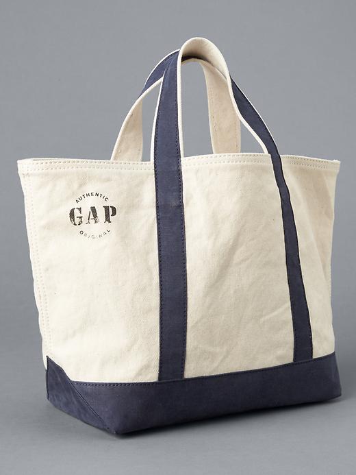 1 of 8 showing, with the color dark blue of product Small utility tote