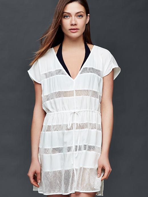 1 of 8 showing, with the color new off white of product Mix-mesh cover up