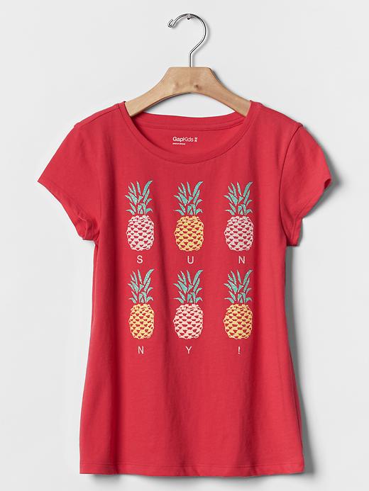 1 of 8 showing, with the color summer azalea of product Embellished graphic tee