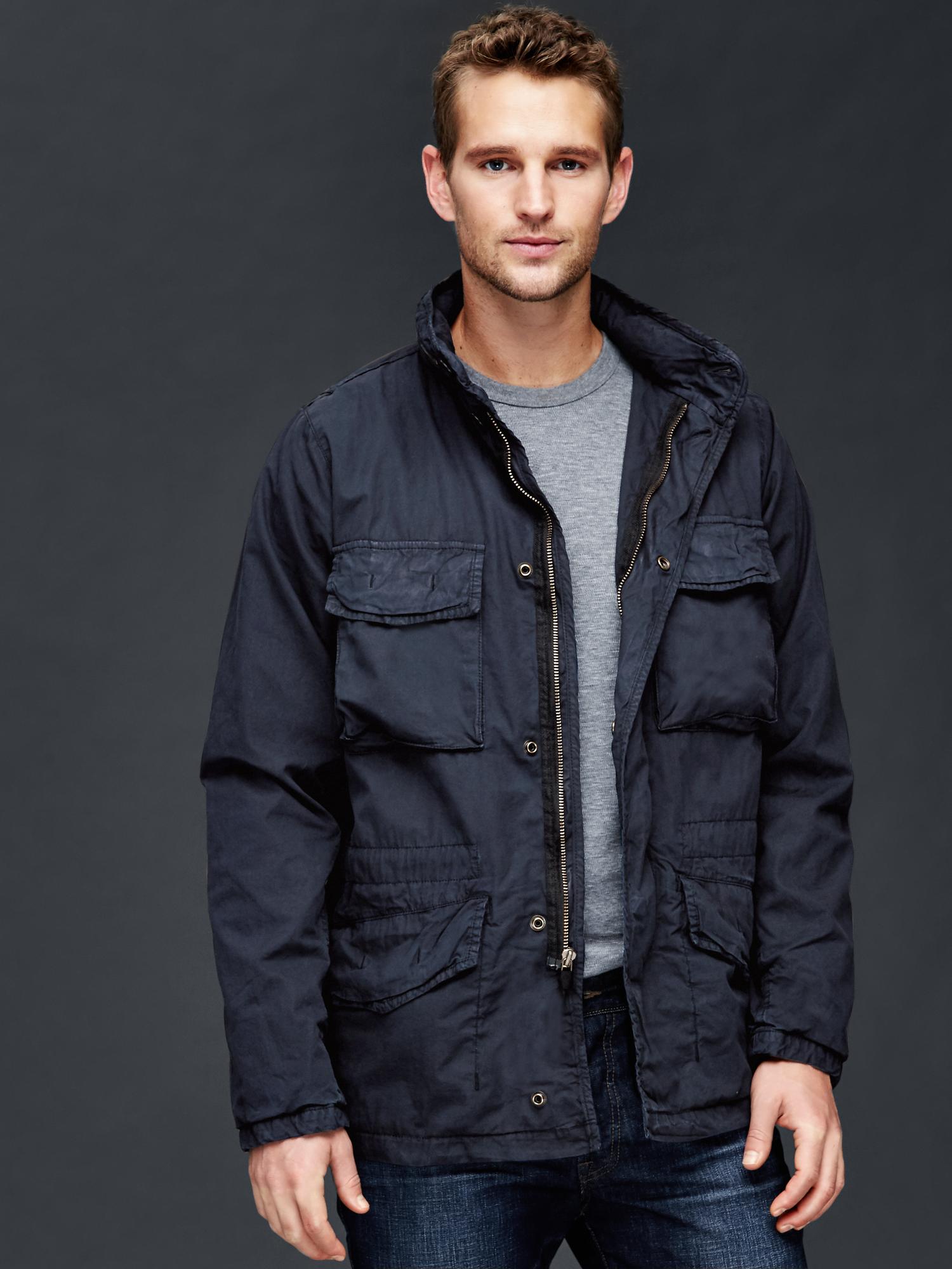 Poplin fatigue jacket | Gap