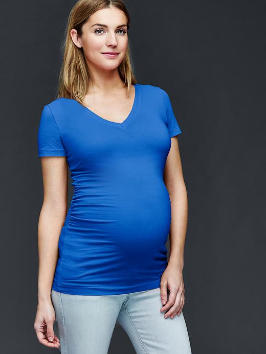 Maternity Pure Body VNeck TShirt Gap