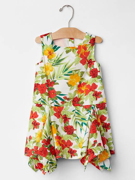 1 of 8 showing, with the color FLORAL of product Floral layer dress