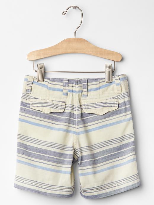 2 of 8 showing, with the color chino of product 1969 stripe chambray shorts