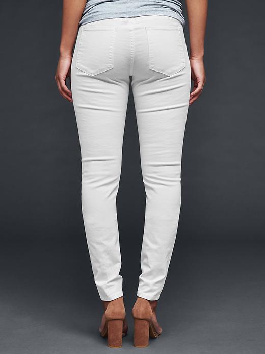 2 of 8 showing, with the color white of product AUTHENTIC 1969 inset panel true skinny jeans