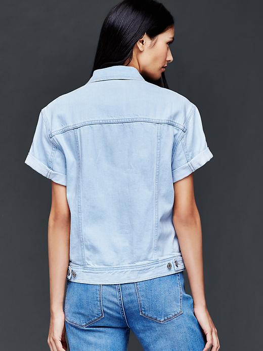 Image number 2 showing, 1969 denim short sleeve jacket