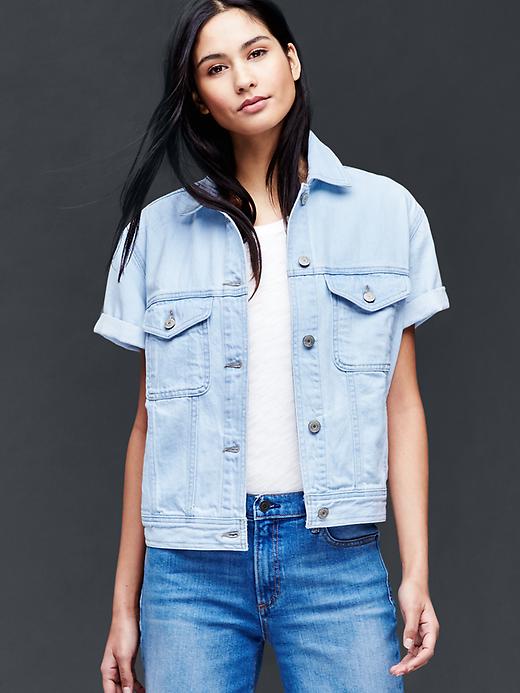 Image number 5 showing, 1969 denim short sleeve jacket