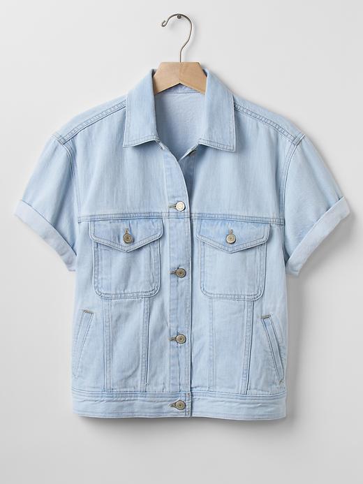 Image number 6 showing, 1969 denim short sleeve jacket