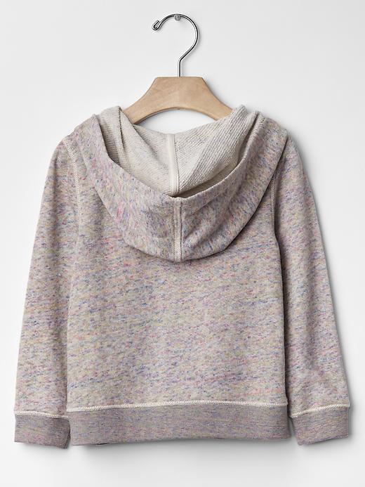 2 of 8 showing, with the color rainbow of product Rainbow marled logo hoodie